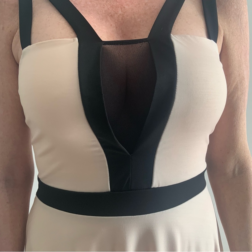Pins & Needles Black and Cream Mini Dress